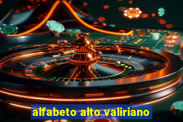 alfabeto alto valiriano